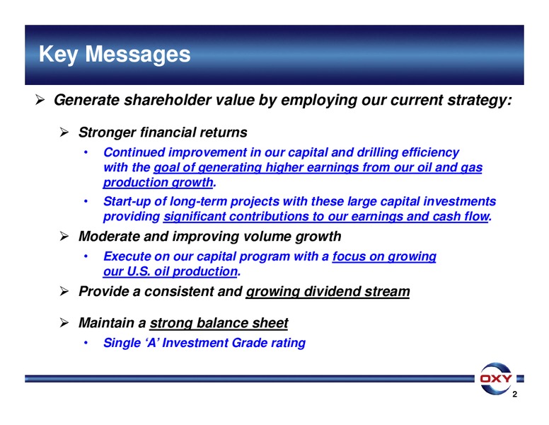 BAML 2014 Global Energy Conference – Occidental Petroleum Corp – slide 2