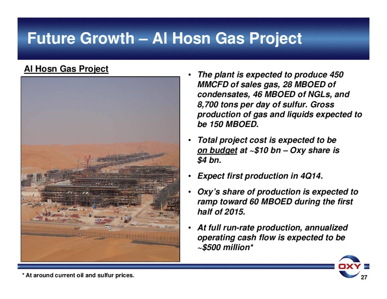 BAML 2014 Global Energy Conference – Occidental Petroleum Corp – slide 27