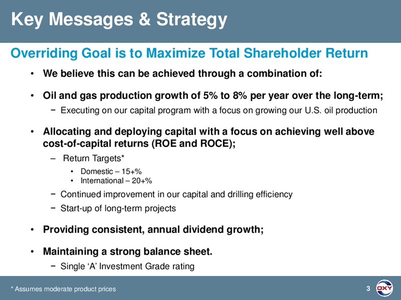 SOCTIA HOWARD WEIL ENERGY CONFERENCE – Occidental Petroleum Corp – slide 2