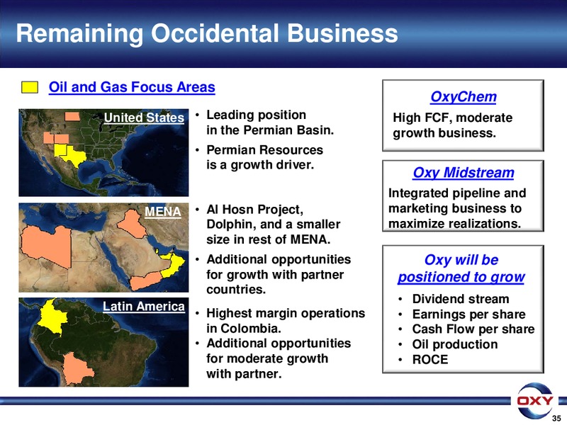 Bernstein Annual Strategic Decisions Conference – Occidental Petroleum Corp – slide 35