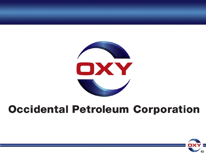 Bernstein Annual Strategic Decisions Conference – Occidental Petroleum Corp – slide 42