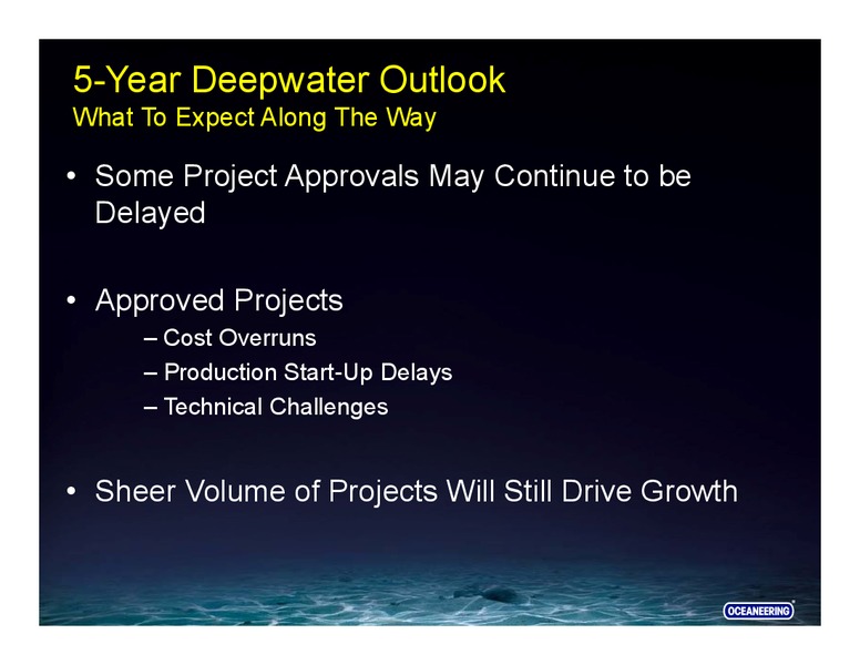Goldman Sachs – Oceaneering International – slide 33