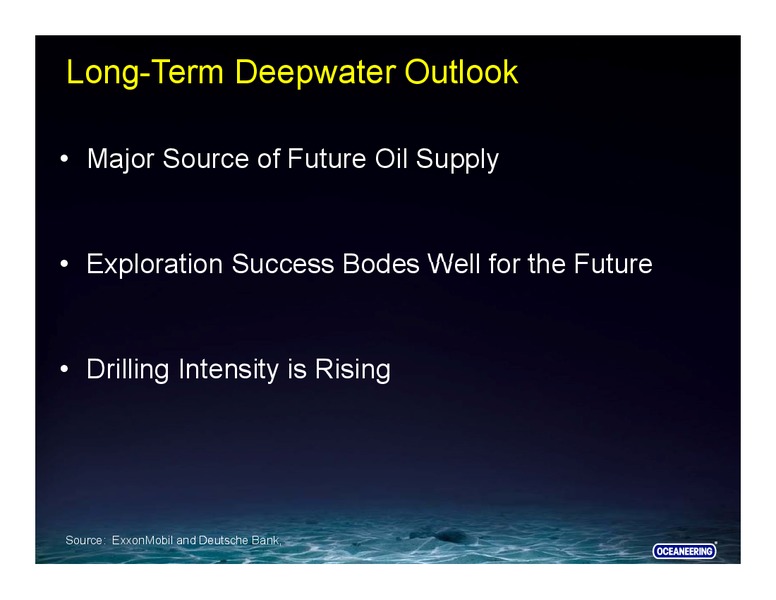 RBC Capital Markets Conference – Oceaneering International – slide 10