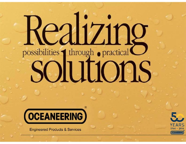 Investor Presentation – Oceaneering International – slide 23