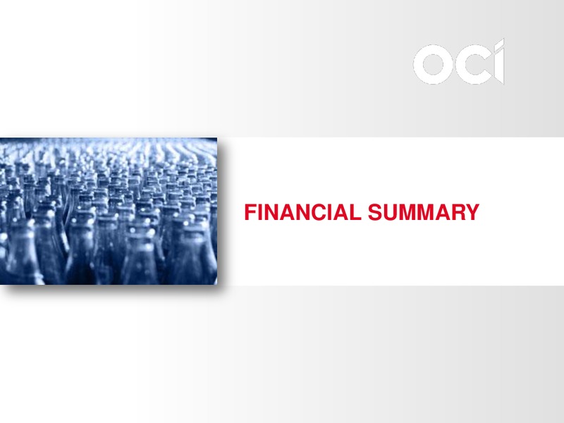INVESTOR PRESENTATION – OCI RESOURCES LP – slide 19