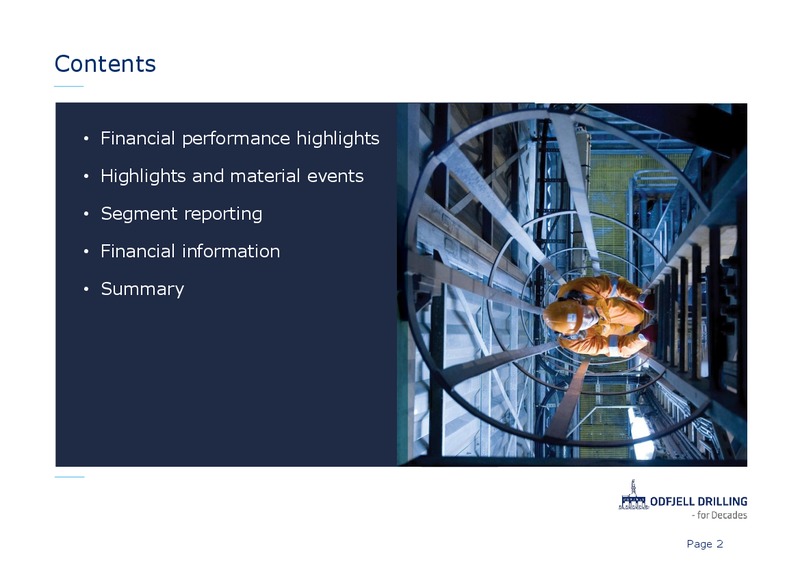 Q3 2013 EARNINGS CALL – Odfjell Drilling – slide 2