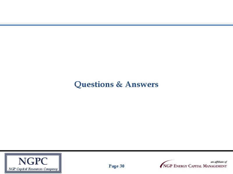 INVESTOR PRESENTATION – Oha Investment Corporation – slide 29