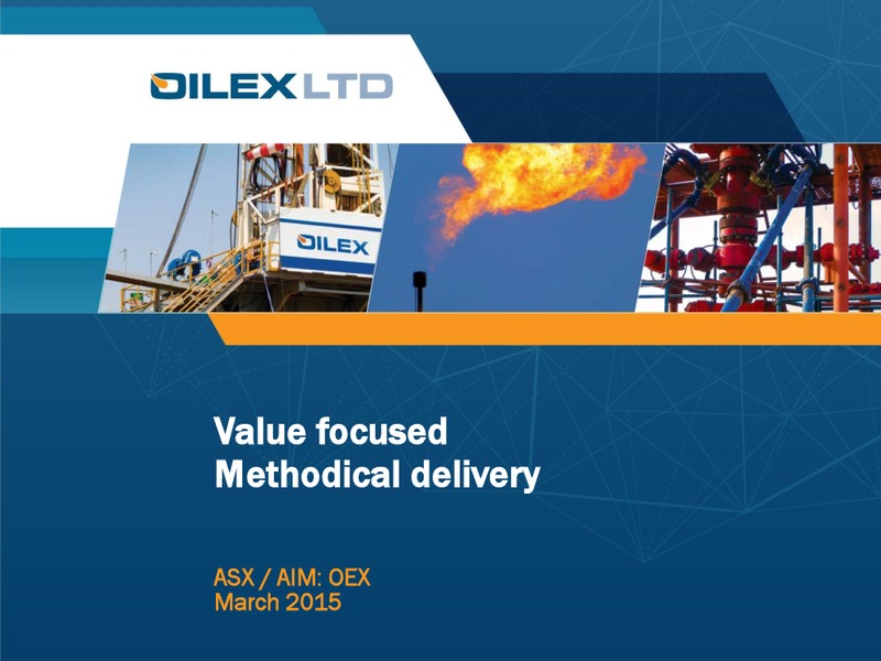 Investor Presentation – Oilex Ltd. – slide 1