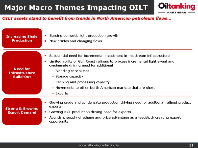 Citi MLP and Midstream Infrastructure Conference Investor Presentation – Oiltanking Partners Lp – slide 10