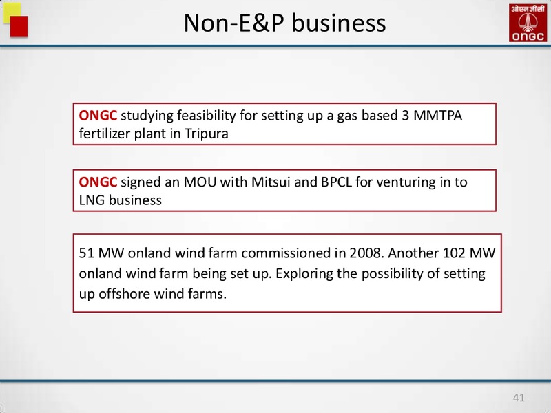 FULL YEAR 2014 RESULTS MEDIA INTERACTION – Oil and Natural Gas Corporation of India – slide 41