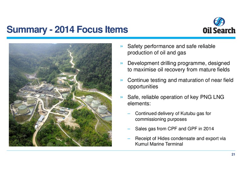 2013 Full Year Results – Oil Search Limited – slide 21