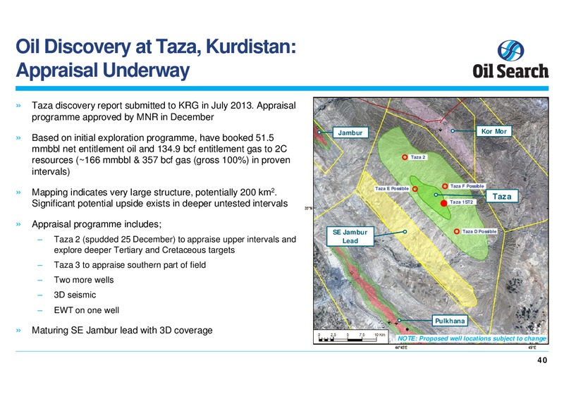 2013 Full Year Results – Oil Search Limited – slide 40