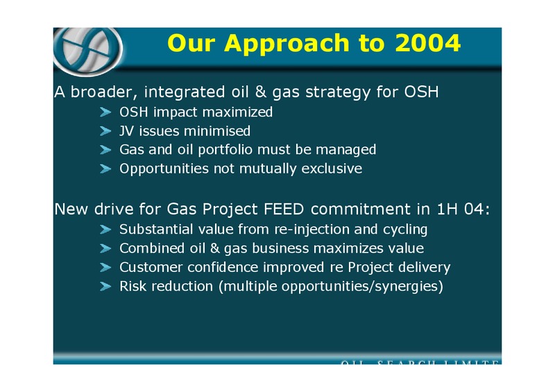A REVIEW OF OSH GAS INITIATIVES – Oil Search Limited – slide 8