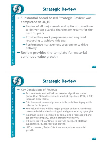 2010 FULL YEAR RESULTS – Oil Search Limited – slide 23