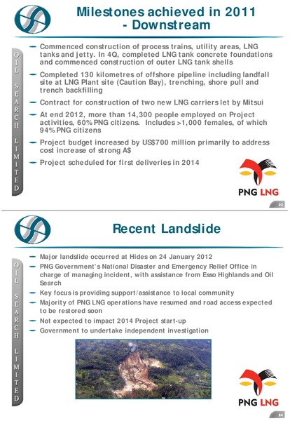 2011 FULL YEAR RESULTS – Oil Search Limited – slide 12