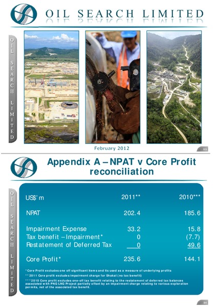 2011 FULL YEAR RESULTS – Oil Search Limited – slide 27