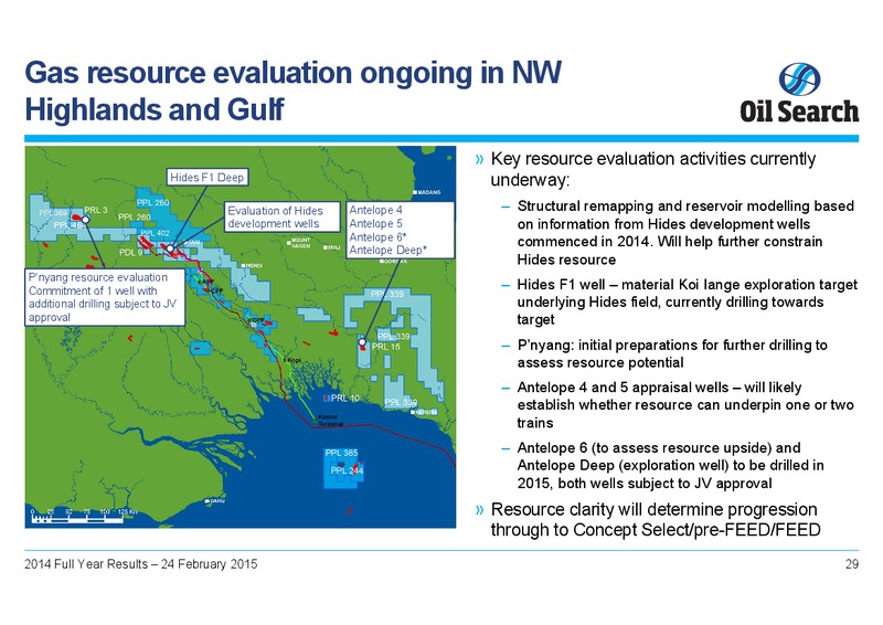 2014 FULL YEAR RESULTS – Oil Search Limited – slide 28