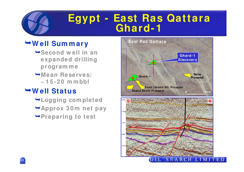 2006 FULL YEAR RESULTS – Oil Search Limited – slide 32