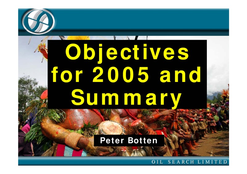 2004 FULL YEAR RESULTS – Oil Search Limited – slide 32
