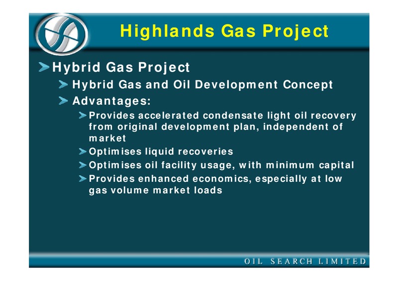 2003 FULL YEAR RESULTS – Oil Search Limited – slide 51