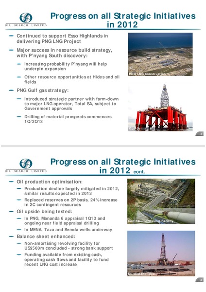 2012 FULL YEAR RESULTS – Oil Search Limited – slide 3