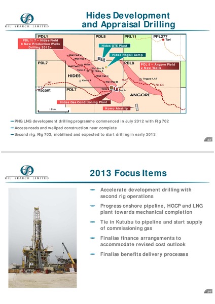 2012 FULL YEAR RESULTS – Oil Search Limited – slide 12