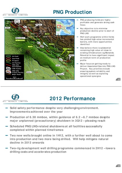 2012 FULL YEAR RESULTS – Oil Search Limited – slide 22