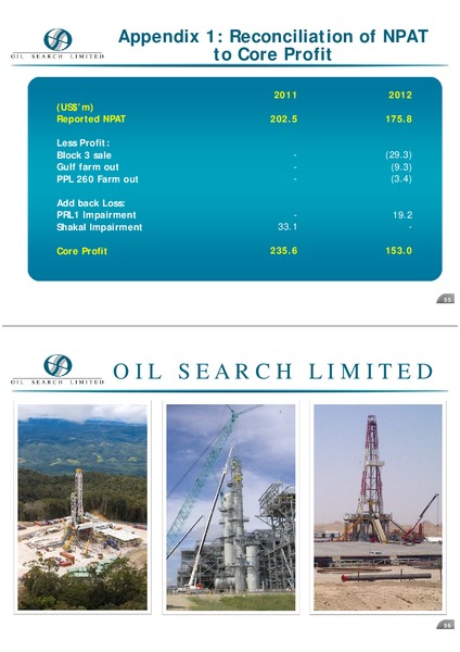 2012 FULL YEAR RESULTS – Oil Search Limited – slide 28