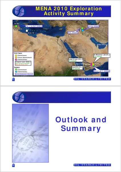 UBS ASIAN INVESTOR BRIEFINGS – Oil Search Limited – slide 19