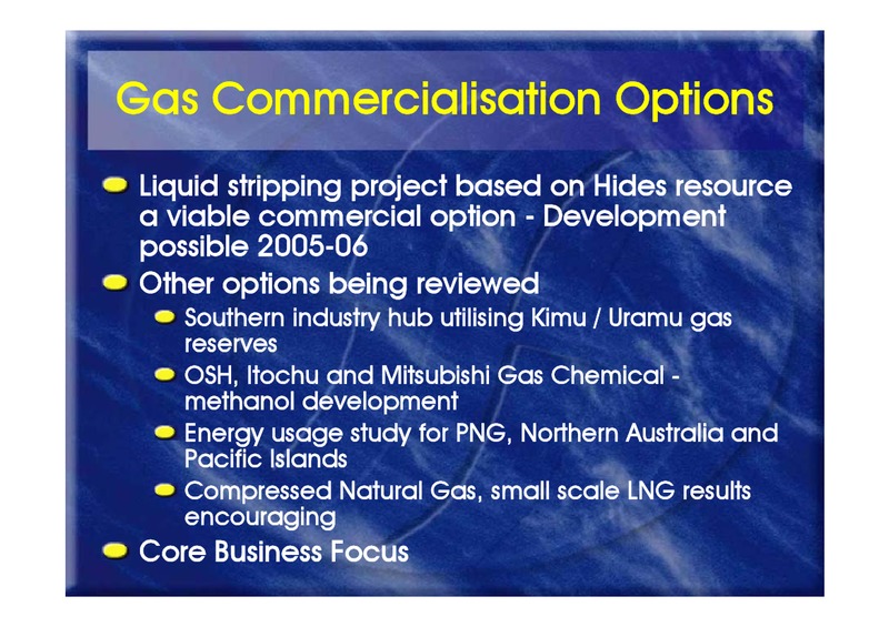 SUMMARY OF 2003 PRODUCTION & DEVELOPMENT – Oil Search Limited – slide 30