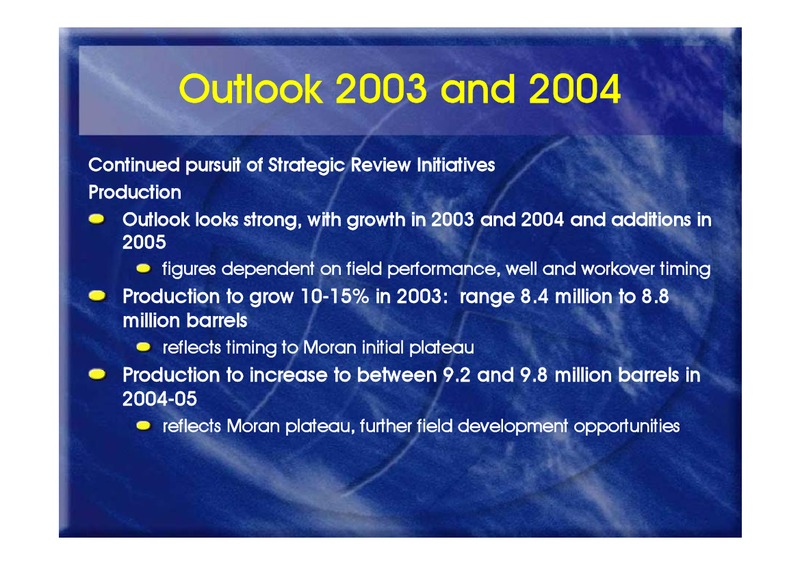 SUMMARY OF 2003 PRODUCTION & DEVELOPMENT – Oil Search Limited – slide 38