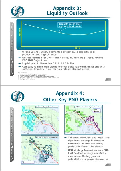 GOLDMAN SACHS AUSTRALASIAN INVESTMENT FORUM – Oil Search Limited – slide 23