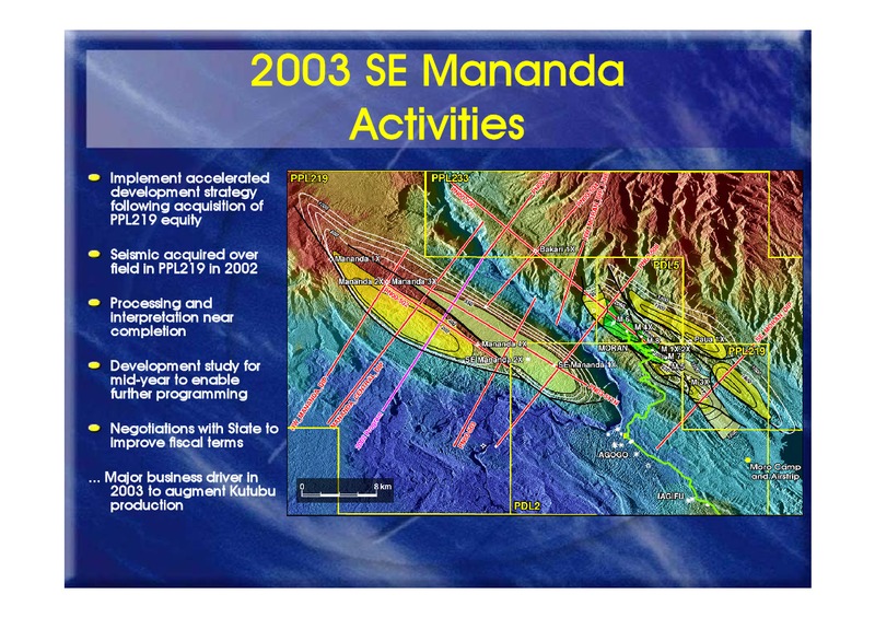 MARCH 2002 INVESTOR PRESENTATION – Oil Search Limited – slide 38