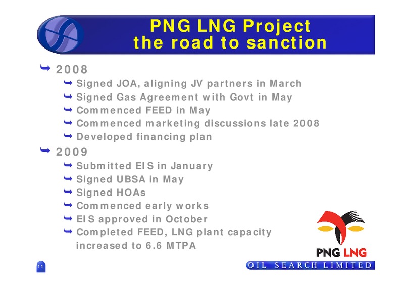 MARCH 2010  US INVESTOR PRESENTATION – Oil Search Limited – slide 10