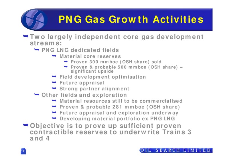 MARCH 2010  US INVESTOR PRESENTATION – Oil Search Limited – slide 18