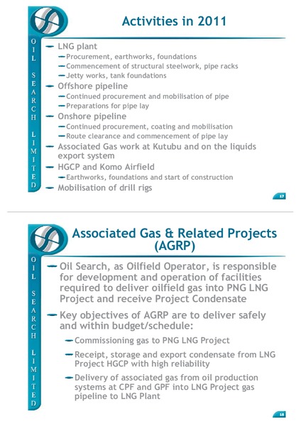 MARCH 2011 INVESTOR FIELD TRIP – Oil Search Limited – slide 9