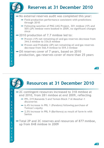 MARCH 2011 INVESTOR FIELD TRIP – Oil Search Limited – slide 23
