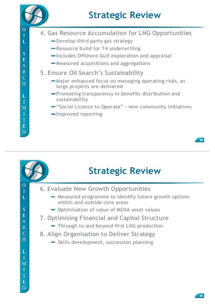 MARCH 2011 INVESTOR FIELD TRIP – Oil Search Limited – slide 27