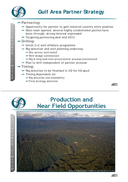 INVESTOR FIELD TRIP – Oil Search Limited – slide 16