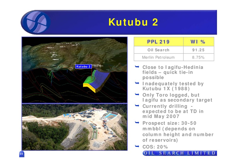 76TH ANNUAL MEETING – Oil Search Limited – slide 35