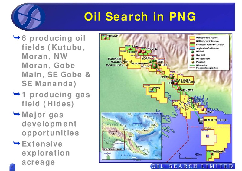 MACQUARIE CONFERENCE – Oil Search Limited – slide 4