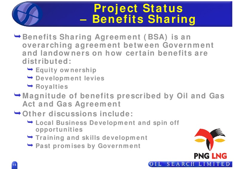 MACQUARIE AUSTRALIA CONFERENCE 2009 – Oil Search Limited – slide 15