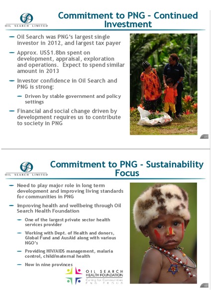 2013 ANNUAL MEETING AGENDA – Oil Search Limited – slide 21