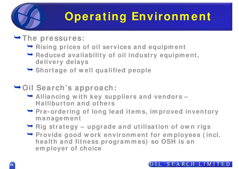 75TH ANNUAL GENERAL MEETING – Oil Search Limited – slide 48
