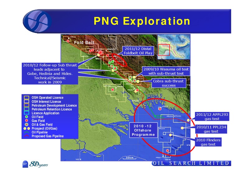 MAY 2009 ANNUAL MEETING – Oil Search Limited – slide 37