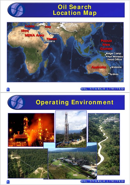 ASIAN ROADSHOW – Oil Search Limited – slide 2