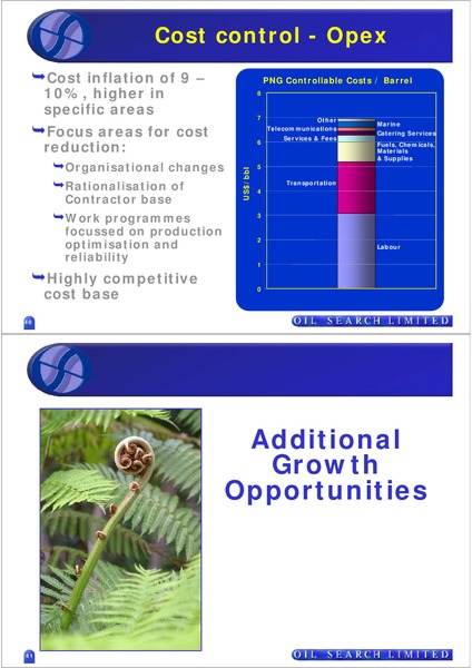 ASIAN ROADSHOW – Oil Search Limited – slide 21