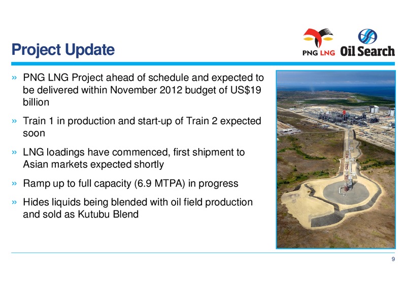 MAY 2014 ANNUAL MEETING – Oil Search Limited – slide 9