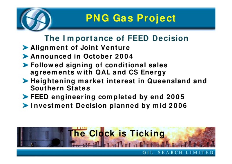 2005 ANNUAL GENERAL MEETING – Oil Search Limited – slide 45
