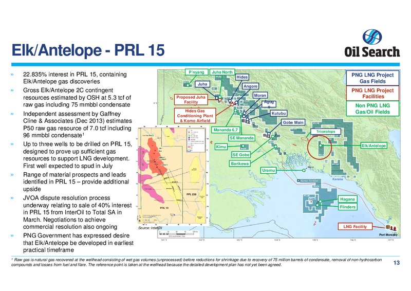 MACQUARIE AUSTRALIA CONFERENCE – Oil Search Limited – slide 13